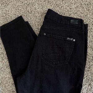 Seven7 Women's Skinny Jeans - Black